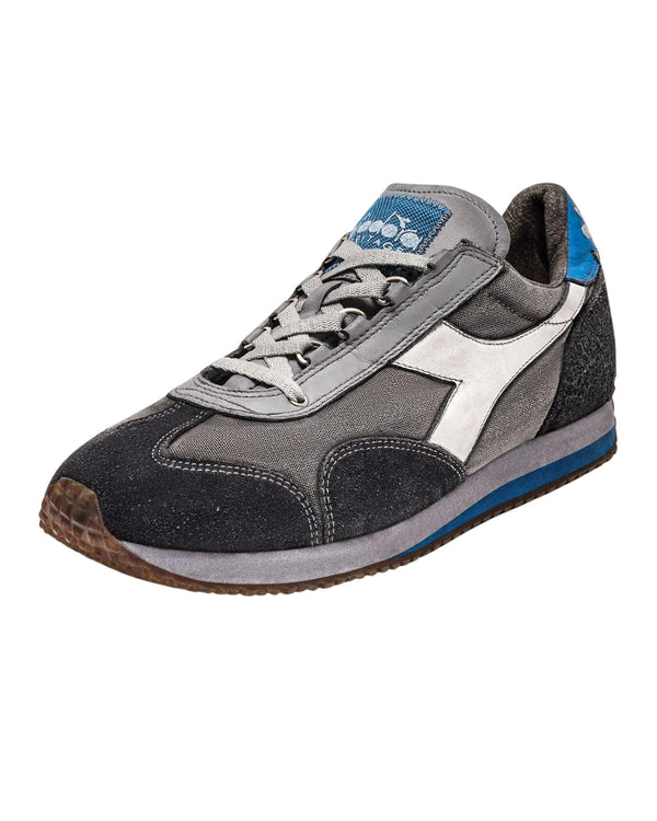 Diadora Heritage Sneakers Equipe H Dirty Stone Wash Evo Canvas Grigio-2