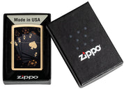 Zippo accendino ricaricabile antivento Made in USA Poker di Assi 47141