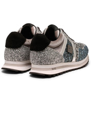 Liu Jo Silver Glitter Sneakers