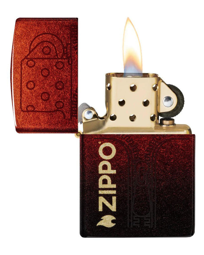 Zippo Limited Numbered 10,000 Worldwide Red Unisex 9