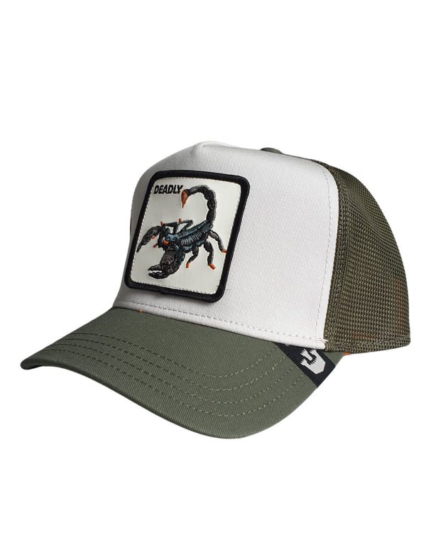 Goorin Bros. Trucker Cap Cappellino Animal Farm 'deadly' Verde Unisex-2