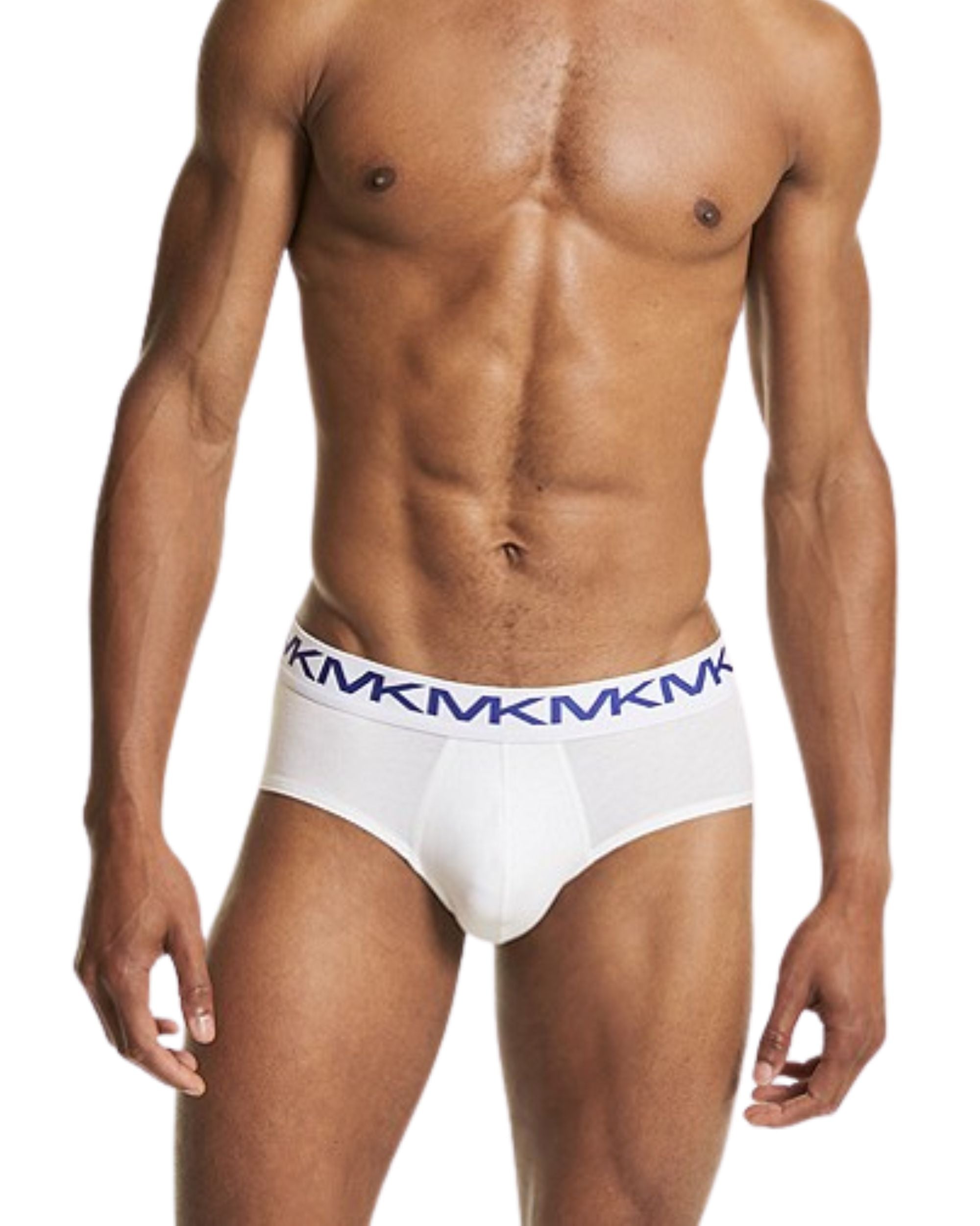 Michael Kors Tripack 3 Pezzi Set Kit Intimo Mutande Bianco Uomo