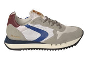 Valsport Sneakers Suede Pelle Nylon Artigianale A Mano Multicolore Uomo