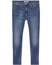 Tommy Jeans Pantalone Regular Lunghezza 32 Austin Denim Blu