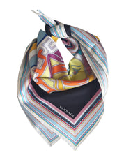 Versace Foulard in Seta 100% Multicolore