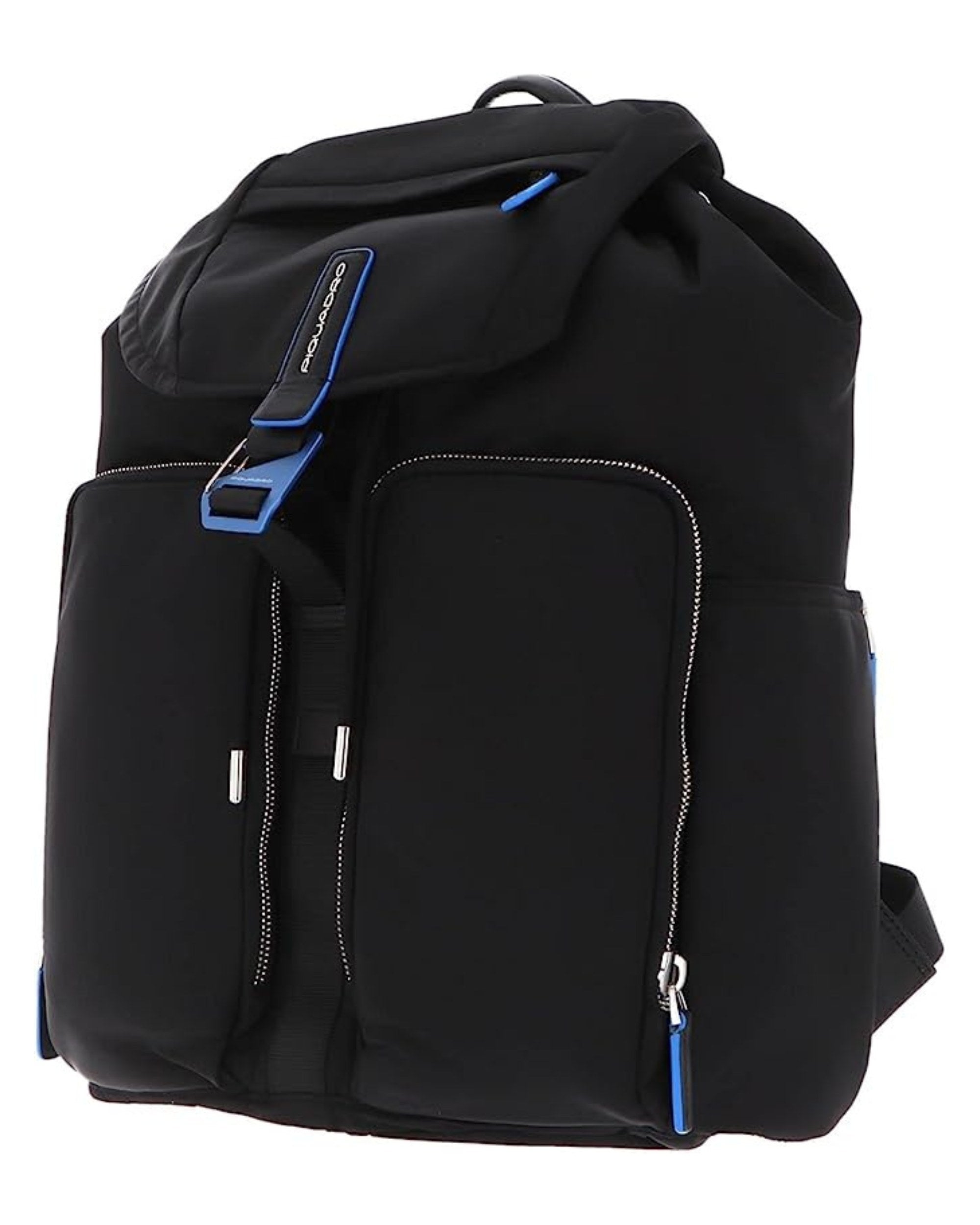 Piquadro Ultra Leggero Porta Pc Laptop Ipad Tessuto Riciclato Nero Uomo