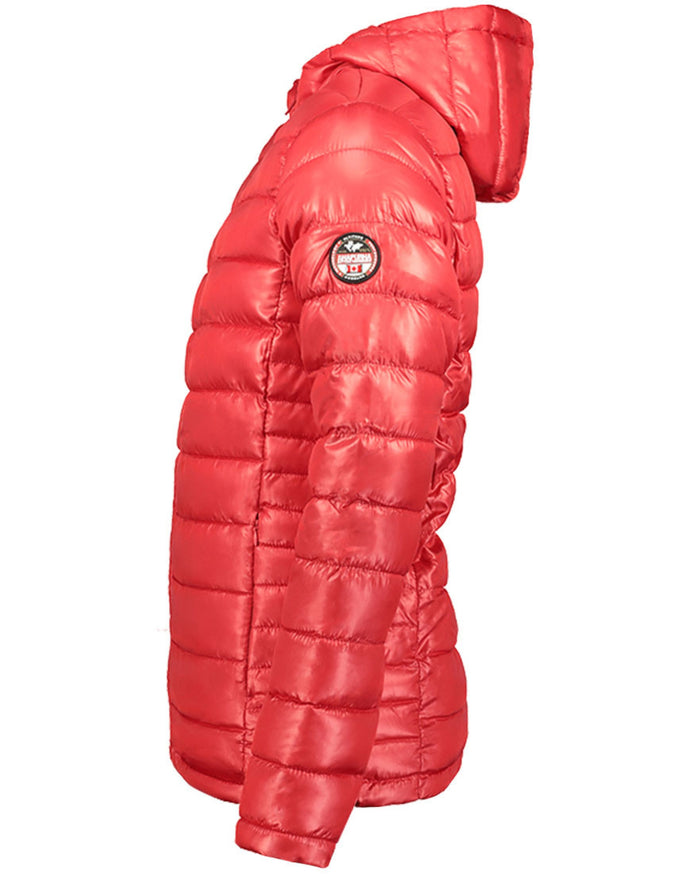 Geographical Norway Down Jacket Jacket 100 Grams Hood Red Men 4