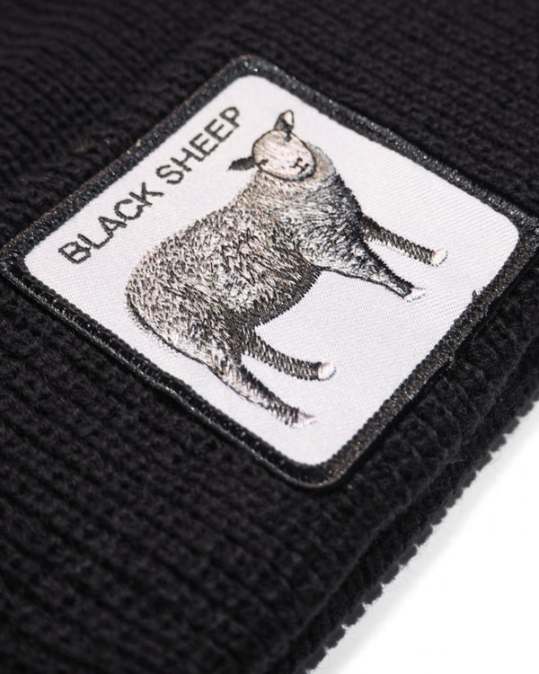 Goorin Bros. Beanie Hat Cap With Front Patch And Side Logo Black Unisex-2