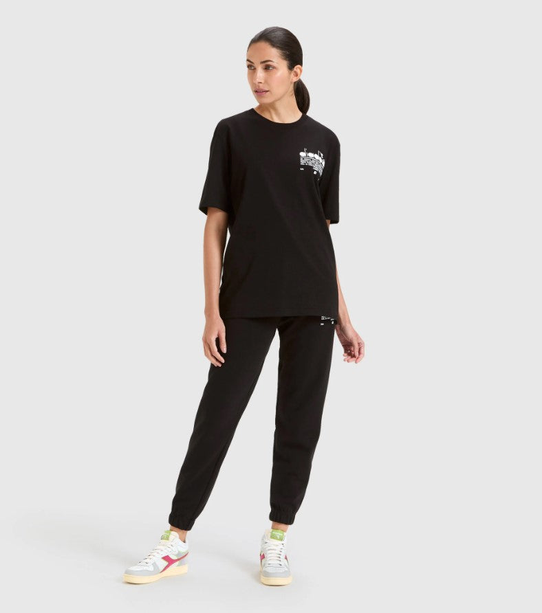 Diadora T-Shirt 502178208 Black Cotton