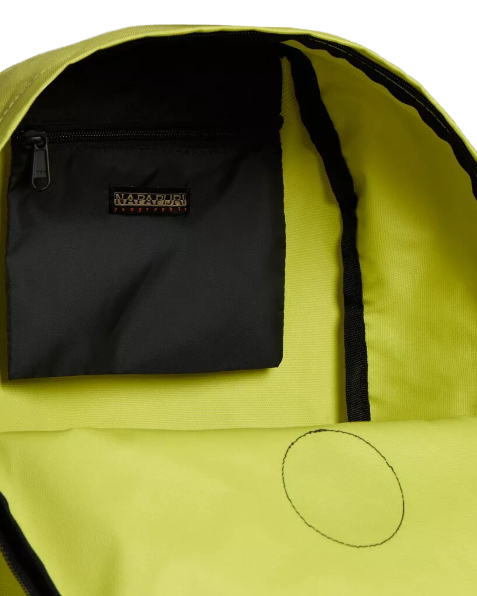 Napapijri Casual Backpack Single Compartment Zip Closure Yellow