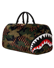 Sprayground Green 3am Fur Duffel Mini Teddy Multicolore Uomo