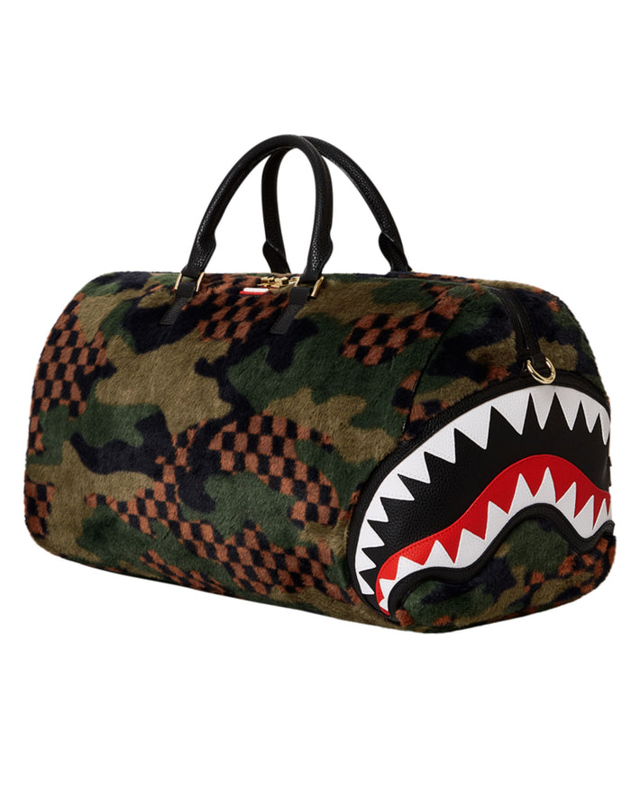 Sprayground Green 3am Fur Duffel Mini Teddy Multicolore Uomo 2