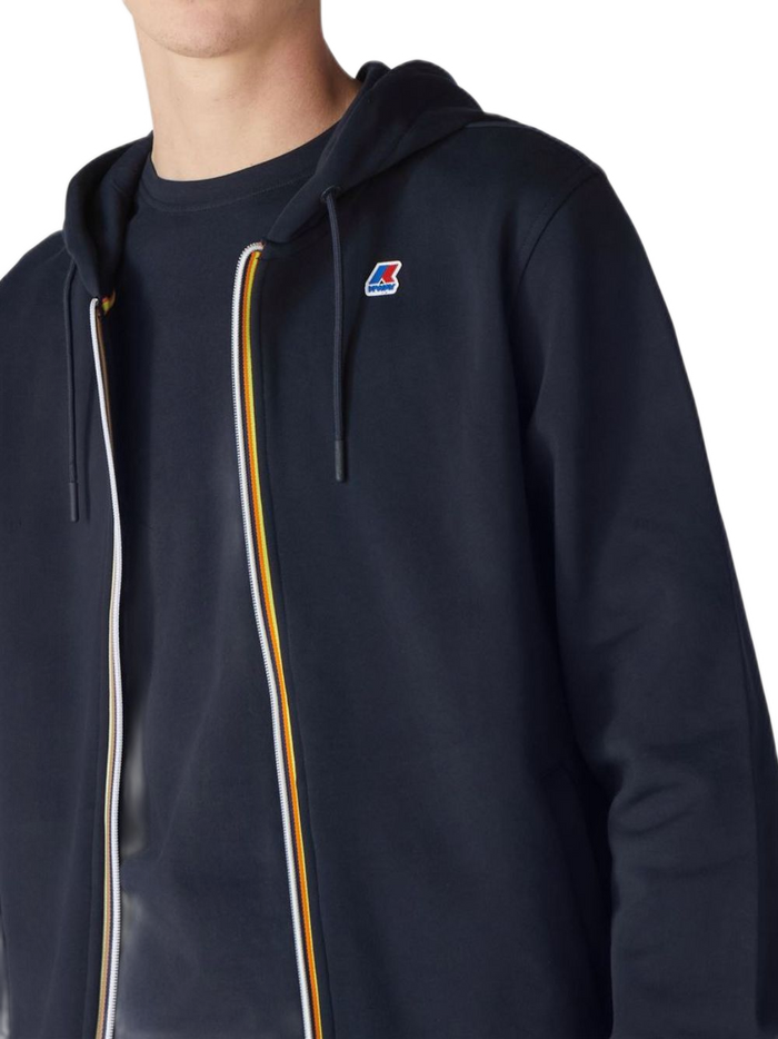 K-way Anthony Maglia Tuta Full Zip Cappuccio Blu Uomo 2