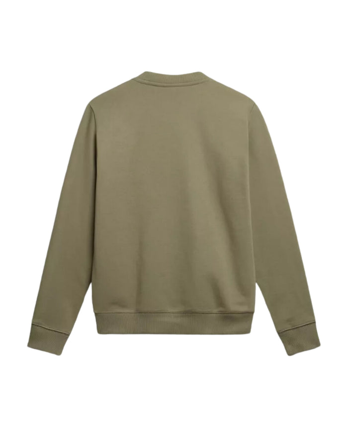 Napapijri Sweater Manica Lunga Guiro Cotone Verde 3