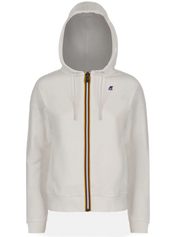 K-way Deline Women's White Sweatshirt Sports Jacket