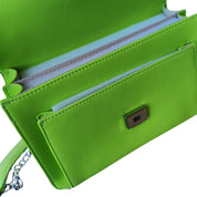 Gaelle Borsa A Spalla Con Tracolla Regolabile Verde LIME Donna