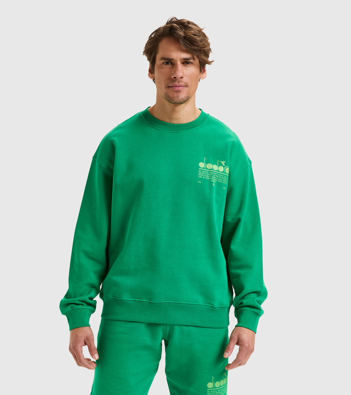 Diadora Crewneck Cotton Green 2