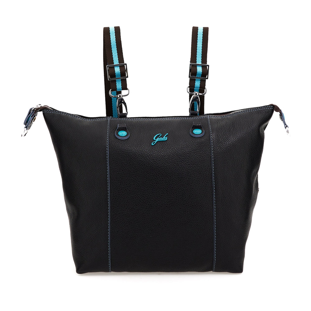 Gabs G33t3-p0086 Black Convertible Shopper Woman