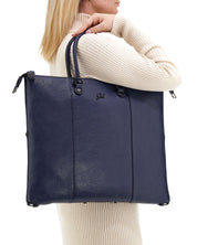 Gabs Shopper Tote Bauletto Zaino Trasformabile Blu Donna