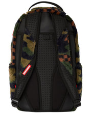 Sprayground Green 3am Fur Backpack Teddy Multicolor Men