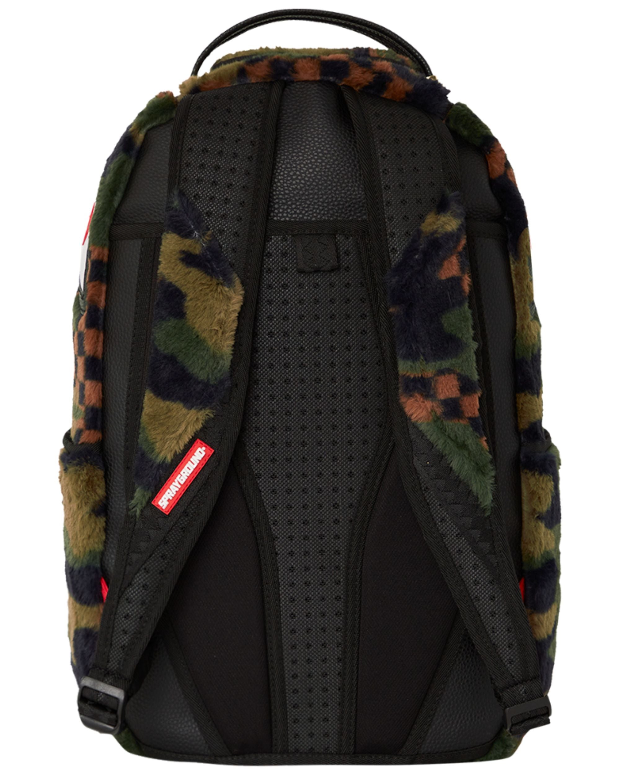 Sprayground Green 3am Fur Backpack Teddy Multicolore Uomo