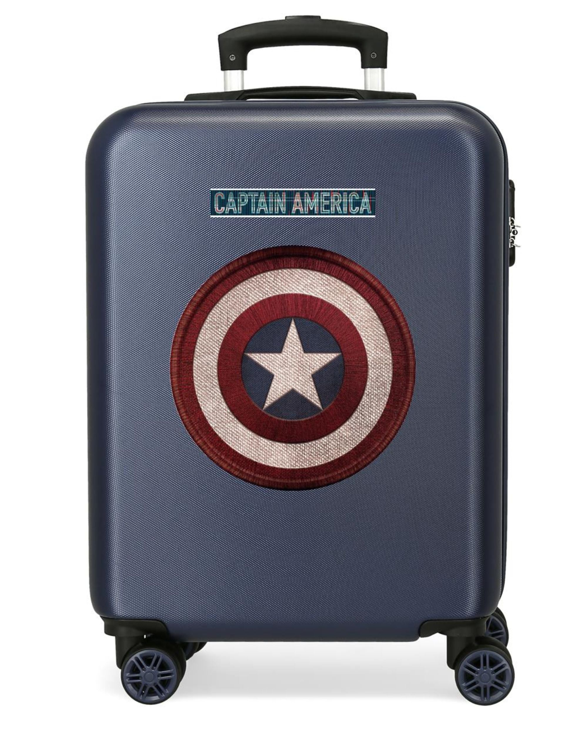 Disney Cabin Abs 55cm 4 Wheels Blue Man Captain America