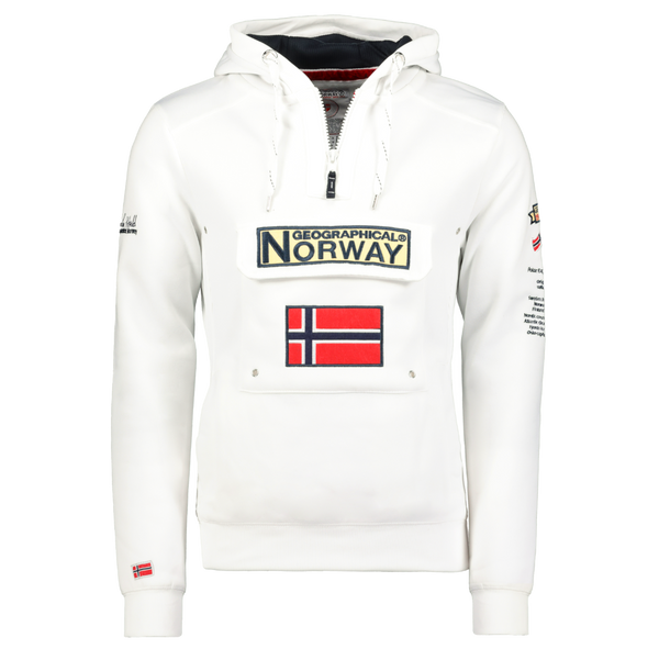 Geographical Norway Cappuccio Bianco Uomo