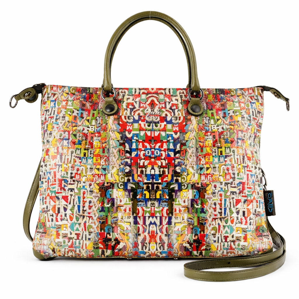Gabs G3 Plus M TRIP Borsa Zaino Trasformabile Shopper Tote Bauletto Pelle Stampa 609