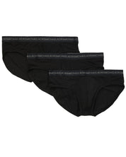 Michael Kors Tripack 3 Pezzi Set Kit Intimo Mutande Supima Nero Uomo