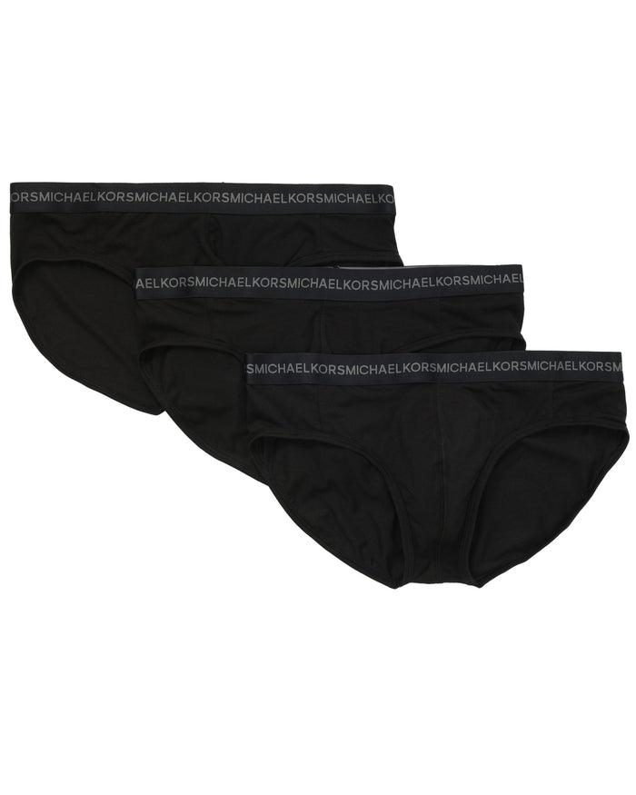 Michael Kors Tripack 3 Pezzi Set Kit Intimo Mutande Supima Nero Uomo 1