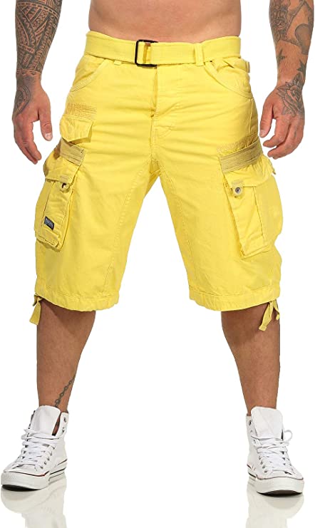 Geographical Norway Pantalone Corto Giallo Uomo 5