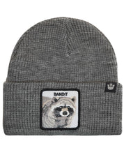 Goorin Bros. Cappello Beanie Hat Cuffia Con Patch Frontale E Logo Su Lato Grigio Unisex