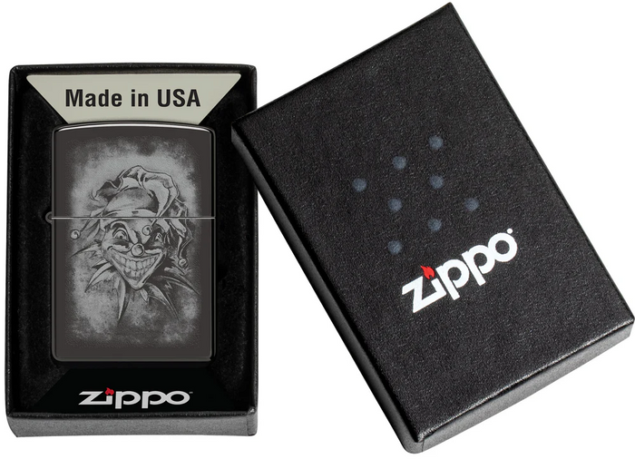 Zippo Ricaricabile Antivento Made In Usa Nel Box Regalo Nero Unisex 4