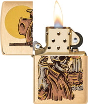 Zippo Windproof Refillable Made In Usa Gold Unisex