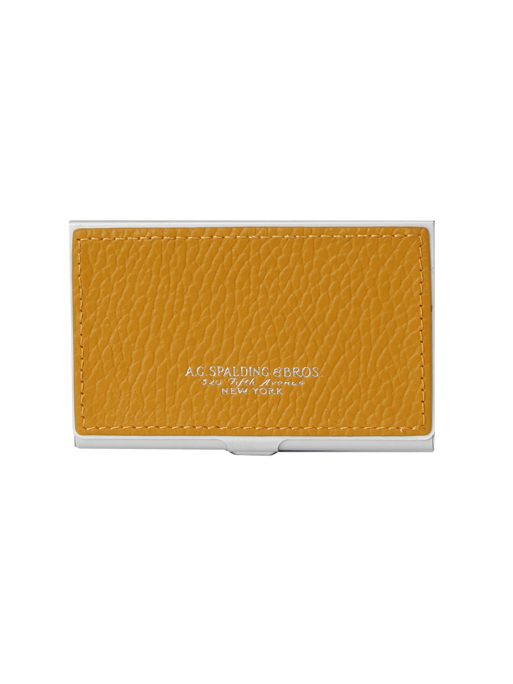 Spalding &amp; Bros Ag Business Card Holder Yellow Unisex