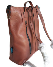 Gabs Crossbody Bag in Brown Leather