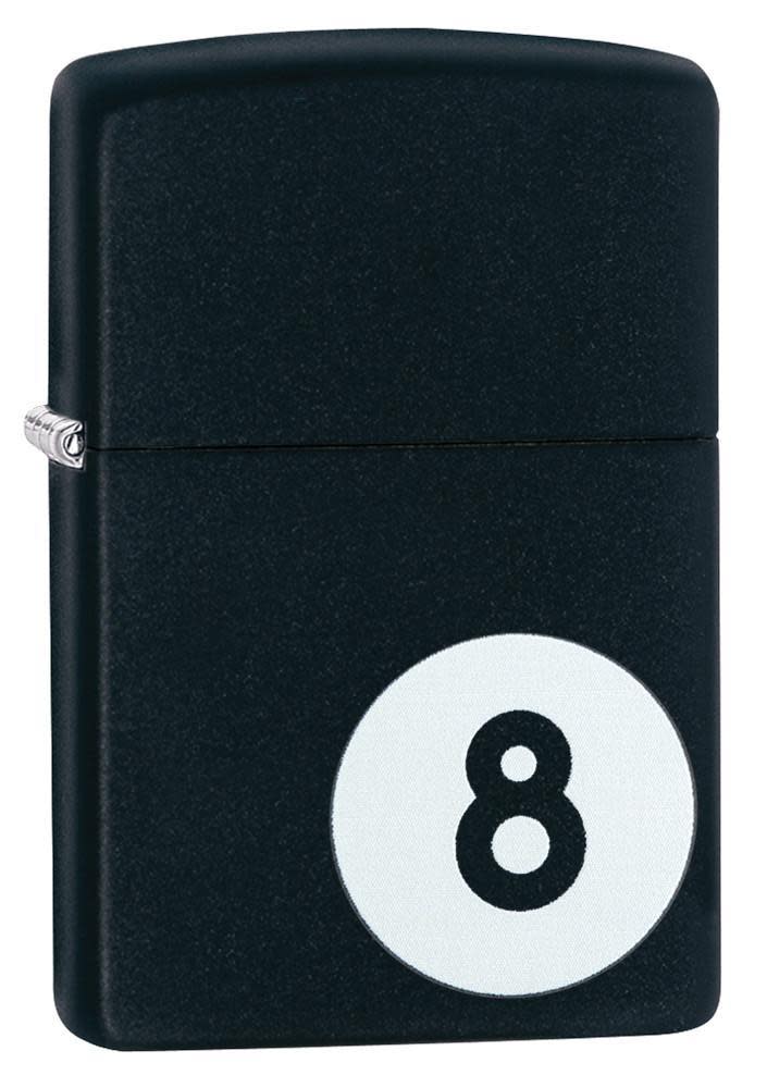 Zippo Otto - 8 Ball Billiards Black Unisex