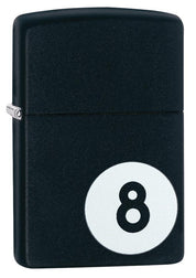 Zippo Otto - 8 Ball Billiards Black Unisex