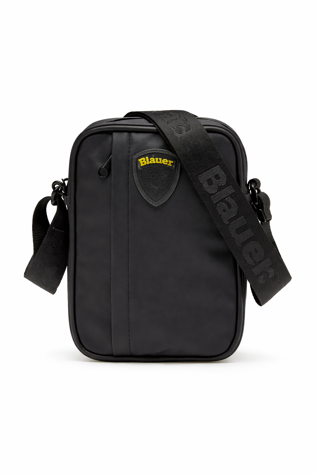 Blauer Borsello crossbody Bag 22x16x5 cm circa impermeabile leggero Logo COV01 NERO