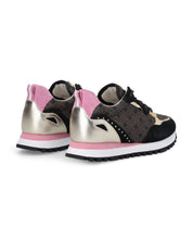 Liu Jo Sneakers Wonder Pelle/Tessuto Tecnico Nero/Marrone