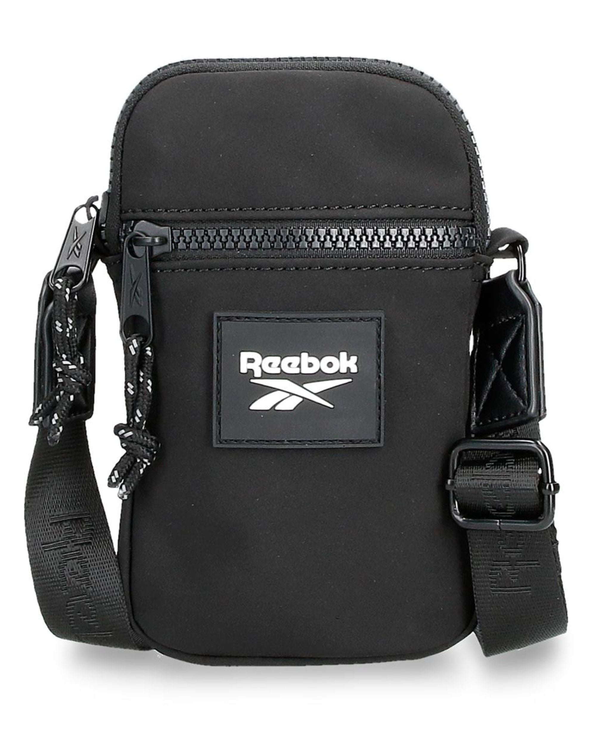 Reebok 18x11x3 Cm Tracolla Borsa Nero Uomo