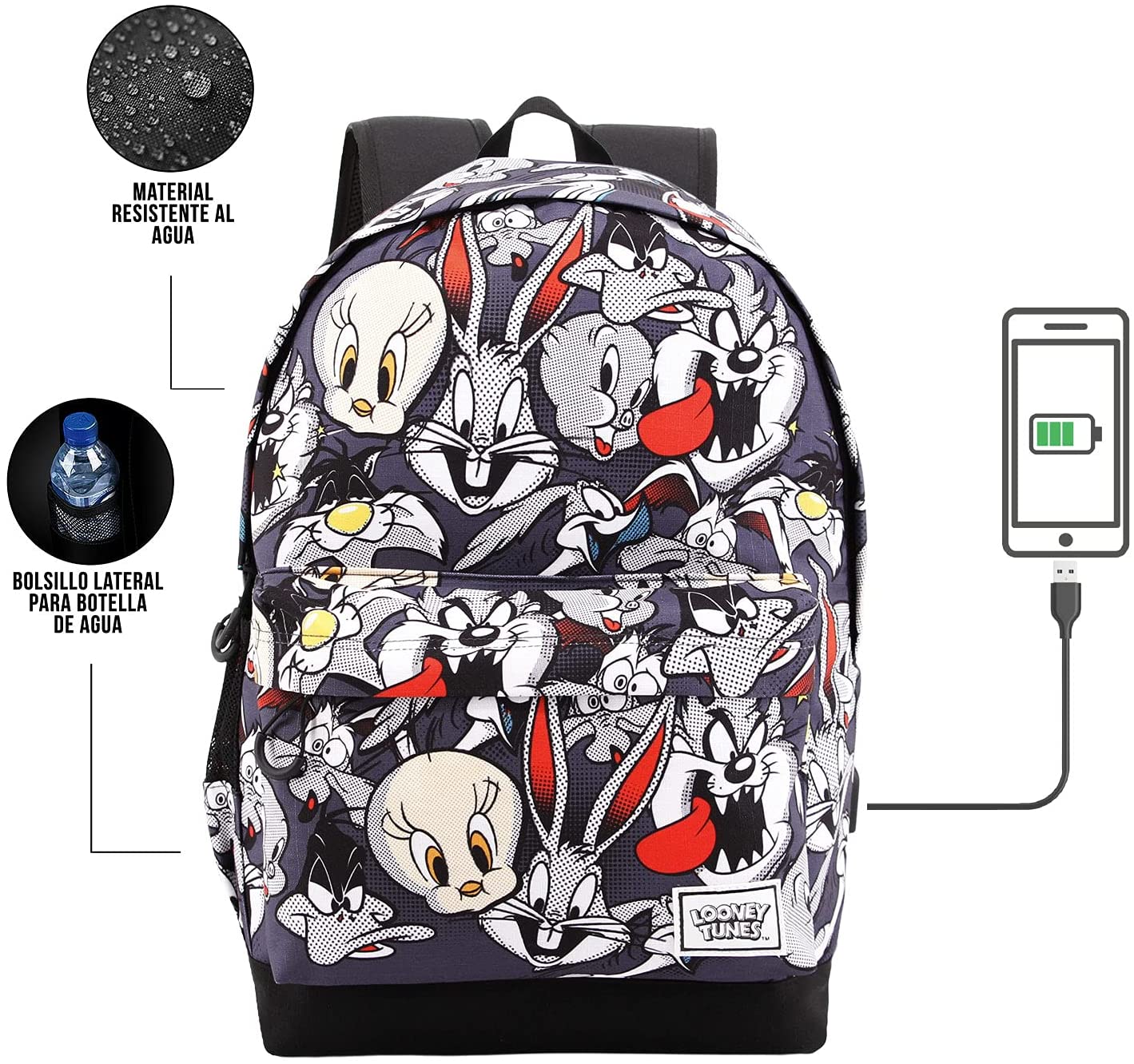 Looney Tunes Folks Multicolore Uomo