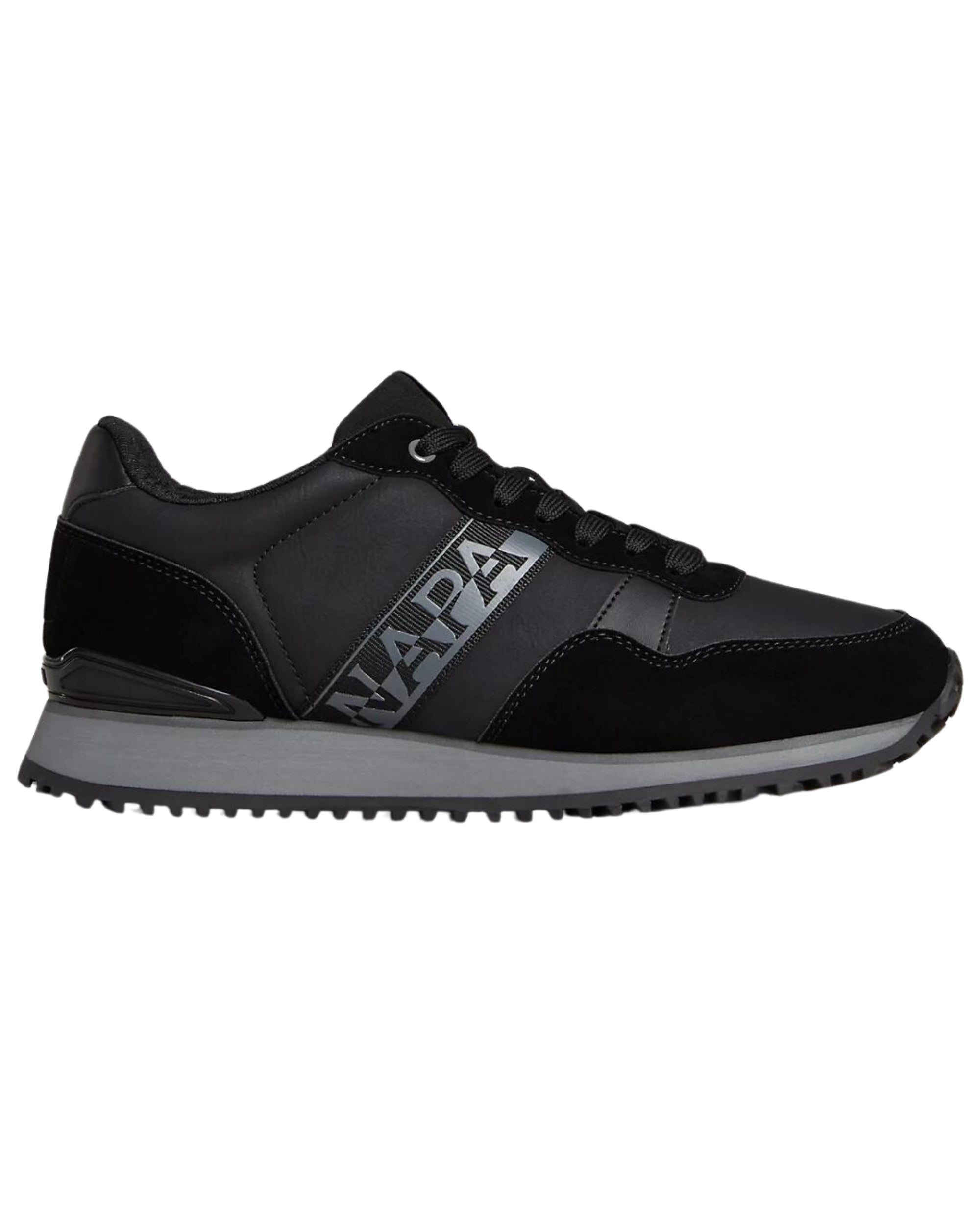 Napapijri Cosmos Sneakers in Black Eco-leather