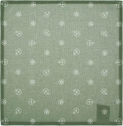 THUN Tovaglietta Colazione Inverno Incantato Standard Fox Sage Green cotone b101018