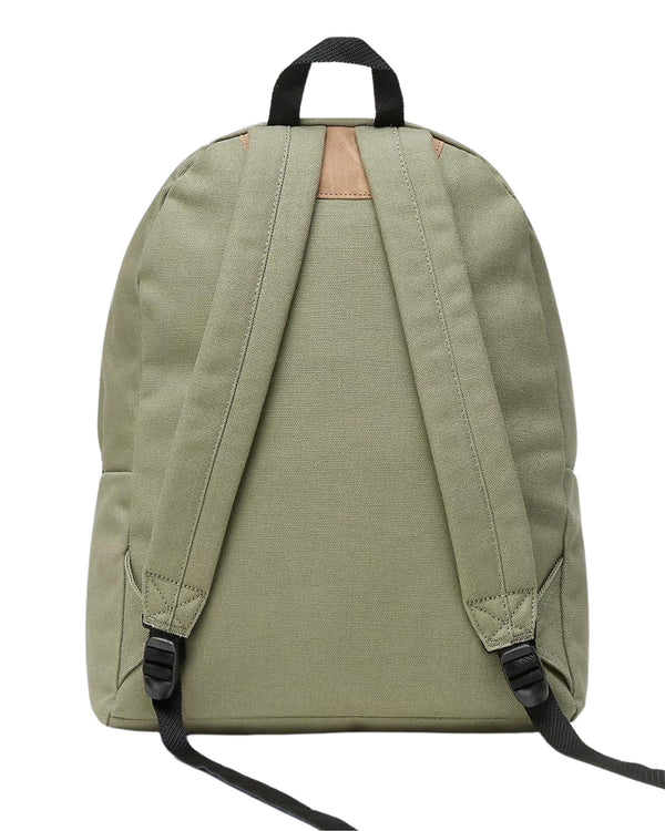 Napapijri Donna Unisex Zainetto Backpack Robusto Cotone Logo Verde Uomo-2