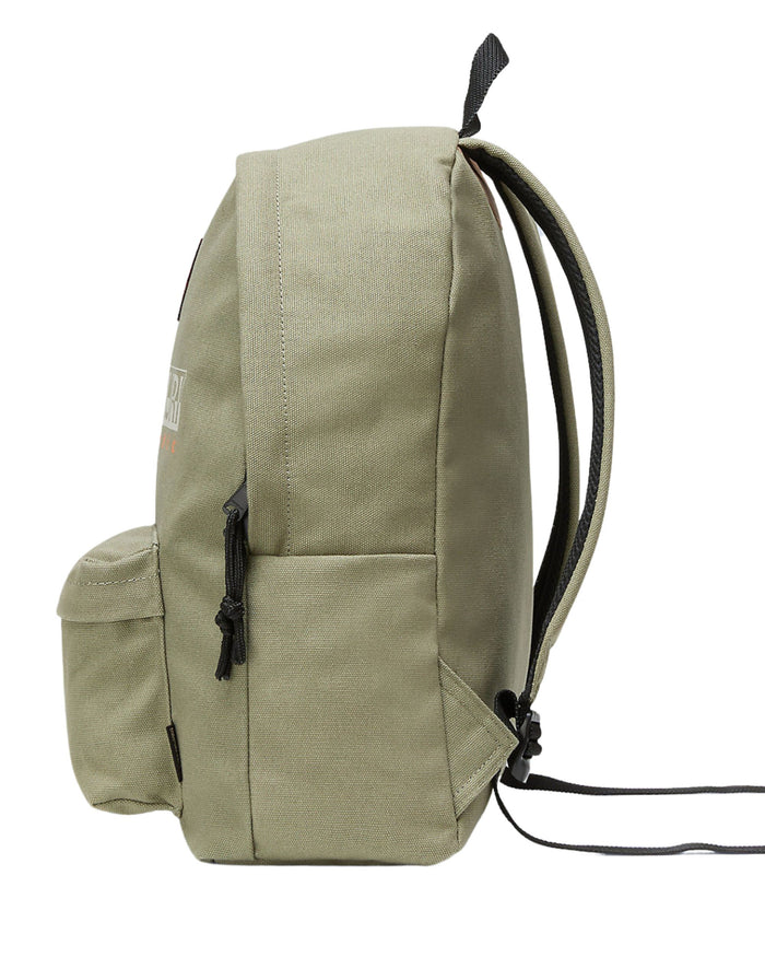 Napapijri Donna Unisex Zainetto Backpack Robusto Cotone Logo Verde Uomo 4