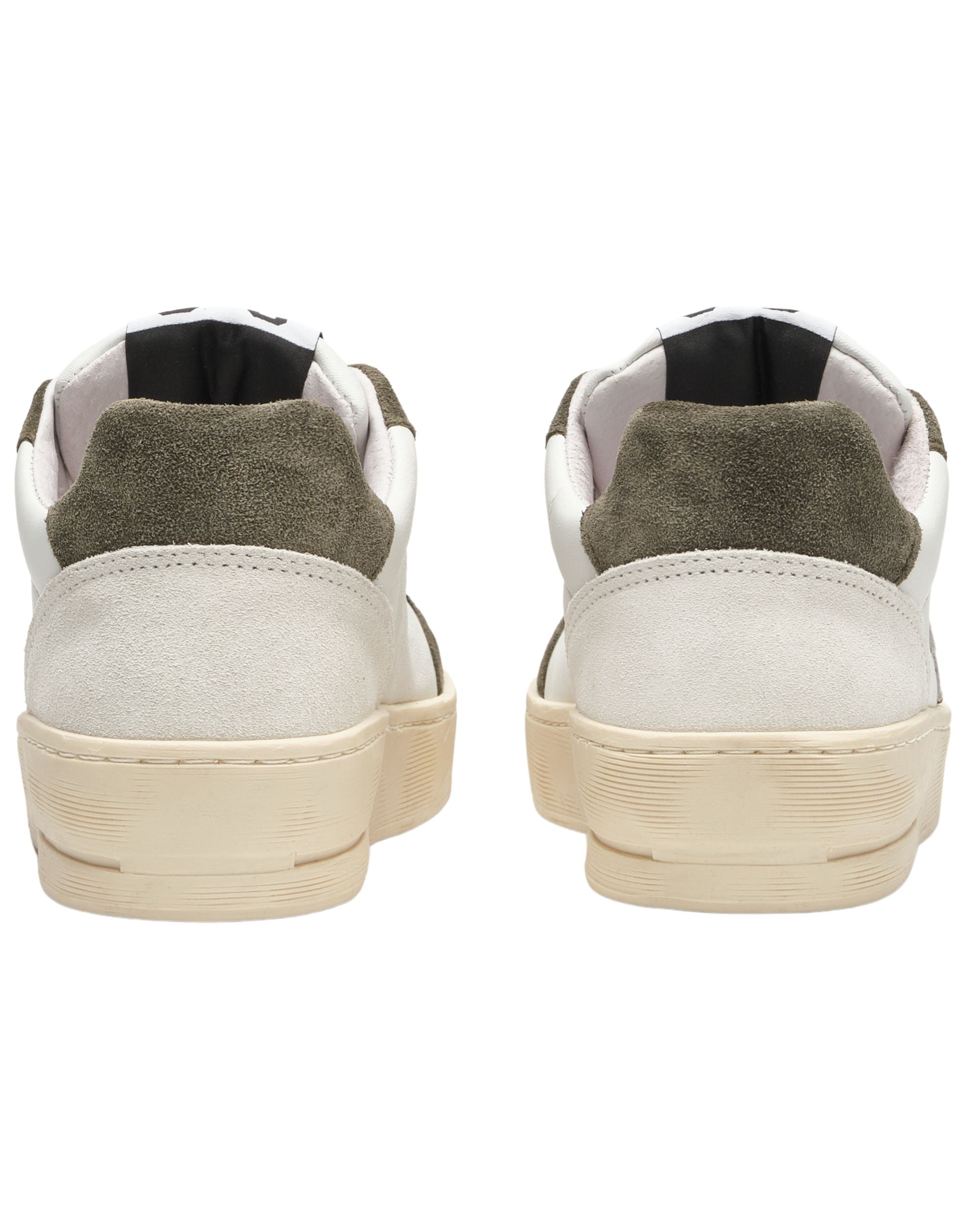 2star Scarpe Sneakers Made In Italy in Pelle Bianco Marrone Uomo