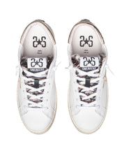 2Star Scarpe Sneaker Prime Star con Platform Tomaia in Pelle Bianco Donna
