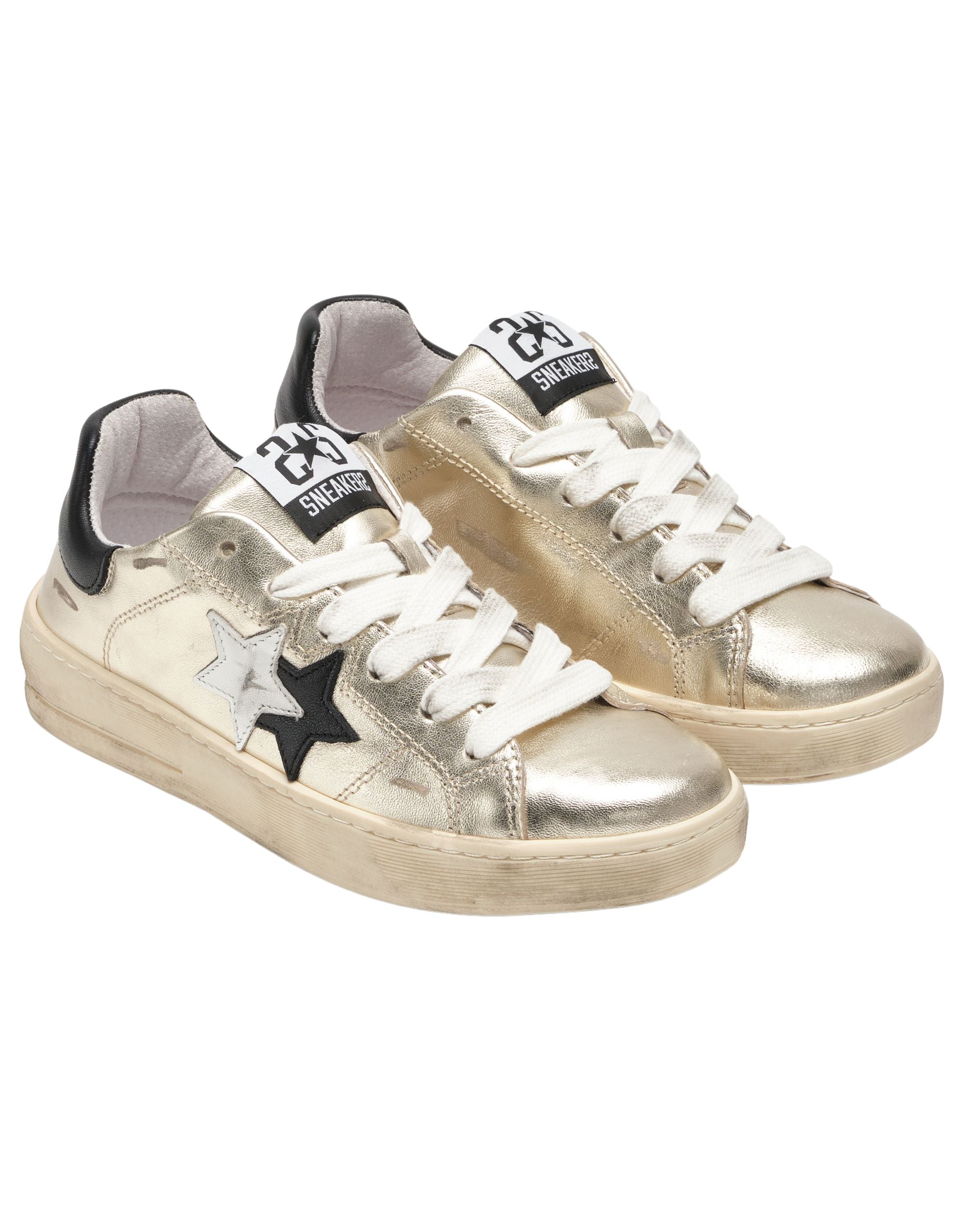 2star scarpe sneaker Pelle Made In Italy Bianco Donna