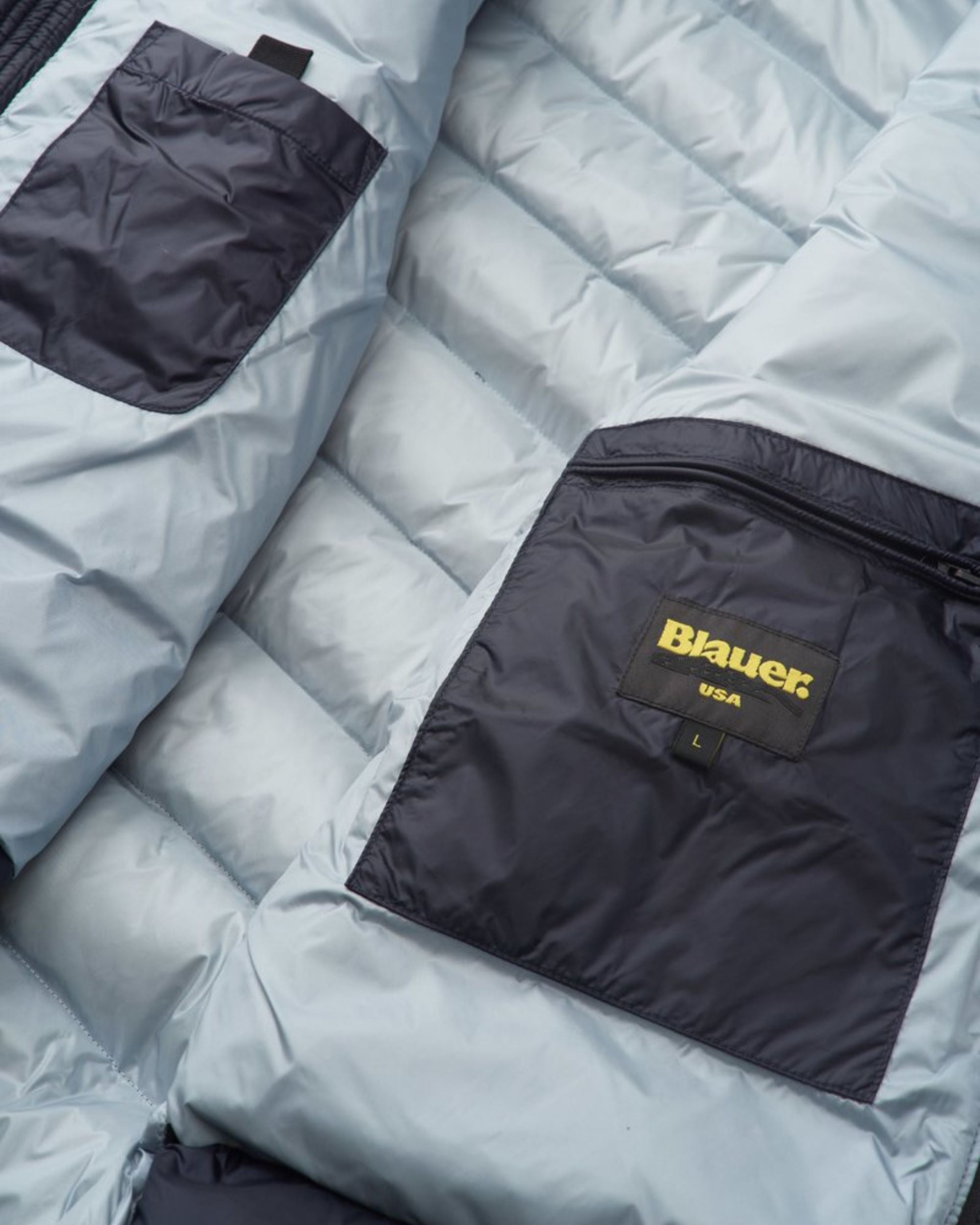 Blauer Horizontal Pattern Blue Men